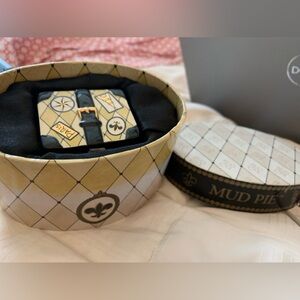 Mud Pie Trinket box collectible w/ box!                      BON VOYAGE 🤩🤍